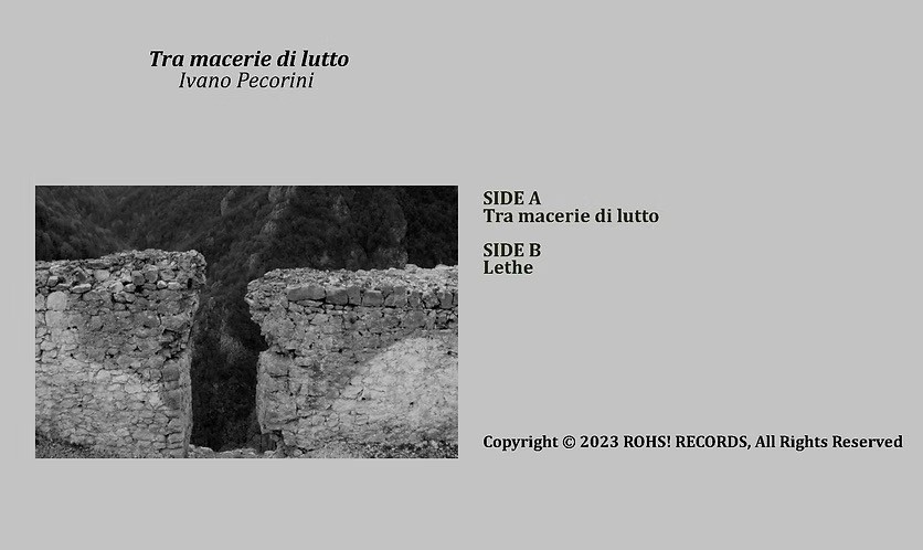 Cover artwork for Tra macerie di lutto